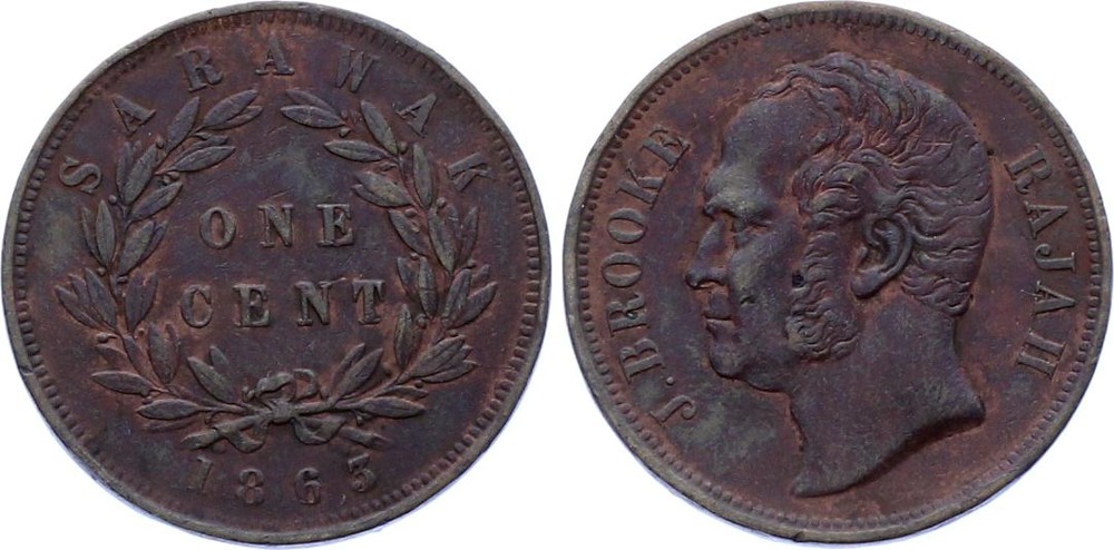 Sarawak 1 Cent 1863