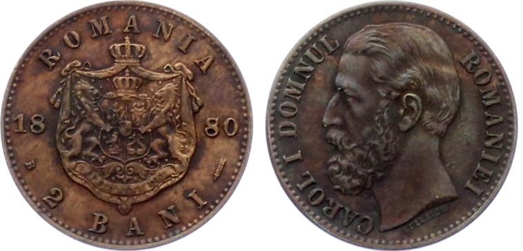Romania 2 Bani 1880 B