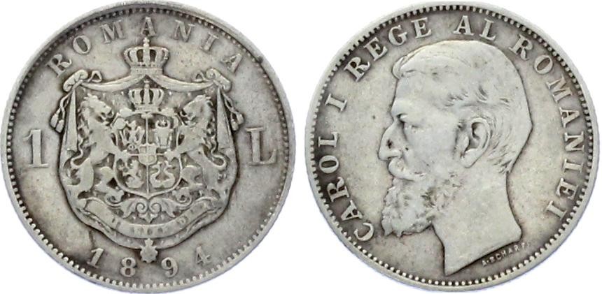 Romania 1 Leu 1894
