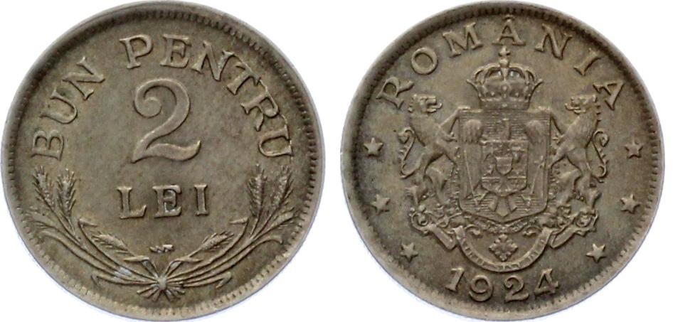 Romania 2 Lei 1924