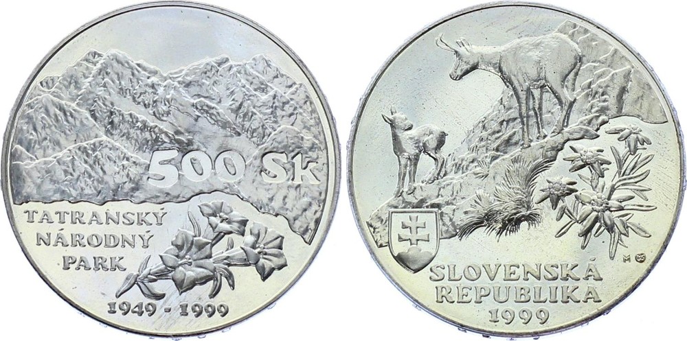 Slovakia 500 Korun 1999