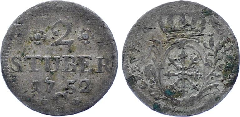 German States Cleve 2 Stuber 1752
