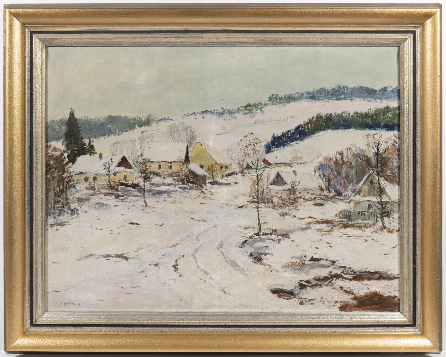 Oldřich Blažíček (1887⁠1953) Zimní krajina Rožná Šestá online