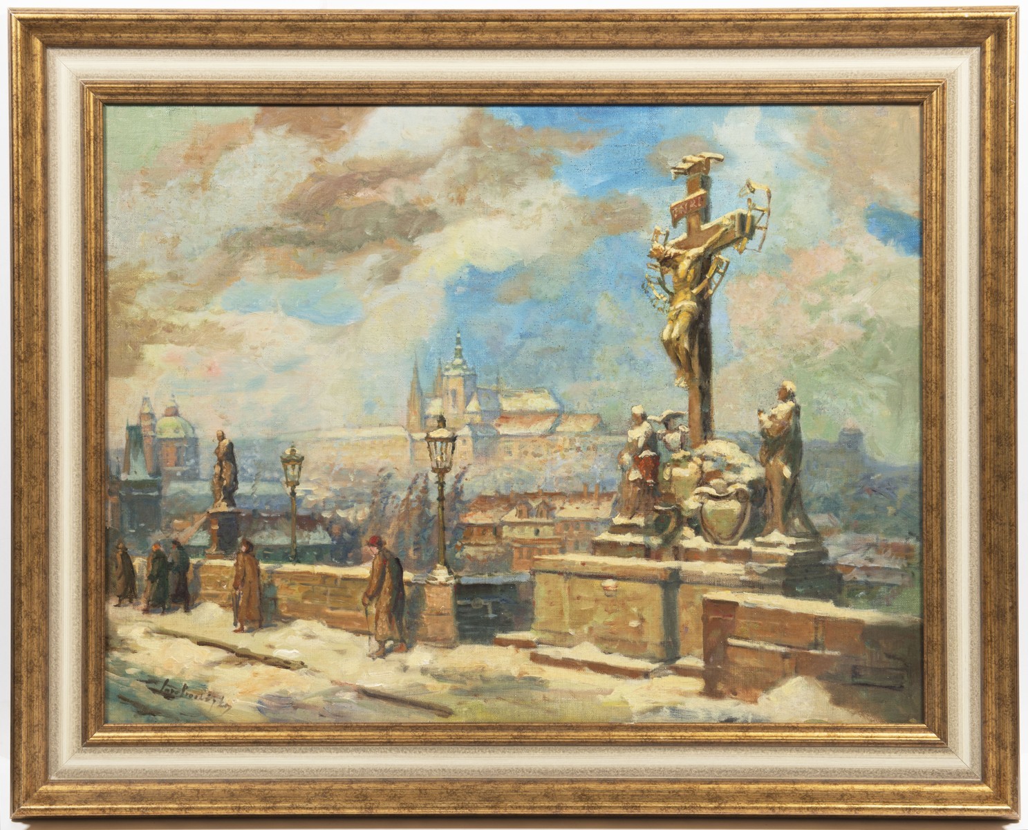 Jaro Procházka (1886–⁠1949) Pohled na Hradčany z Karlova mostu