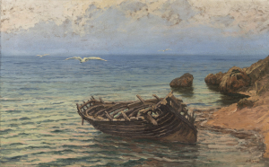 Josef Písecký (1878–⁠1954) Vrak na pobřeží