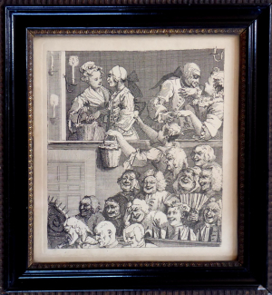 WILLIAM HOGARTH ( 1697 - 1764 ) - ROZESMÁTÉ PUBLIKUM