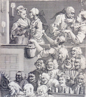 WILLIAM HOGARTH ( 1697 - 1764 ) - ROZESMÁTÉ PUBLIKUM
