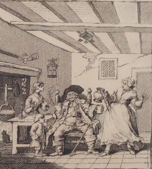 WILLIAM HOGARTH ( 1697 - 1764 ) - NÁVRAT FARMÁŘE
