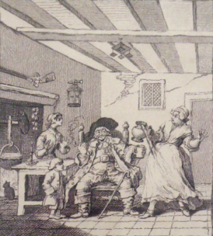 WILLIAM HOGARTH ( 1697 - 1764 ) - NÁVRAT FARMÁŘE