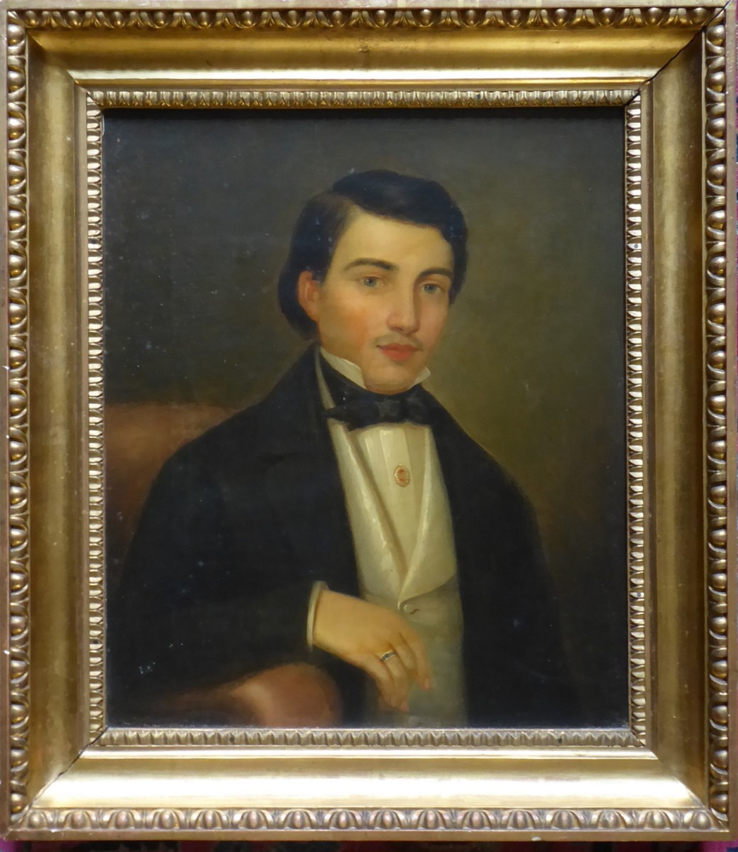 JAN HERZOG ( 1820 - 1886 )  - PODOBIZNA VÁCLAVA HEŘMANA