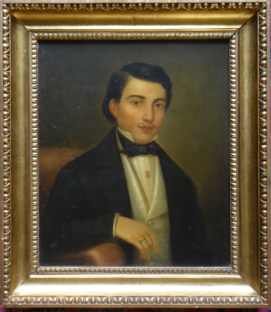 JAN HERZOG ( 1820 - 1886 )  - PODOBIZNA VÁCLAVA HEŘMANA