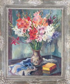 OLDŘICH ZEZULA ( 1907 - 1980 ) - GLADIOLY