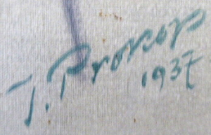 JOSEF PROKOP ( 1889 - 1969 ) - PODOBIZNA ELIŠKY HEŘMANOVÉ