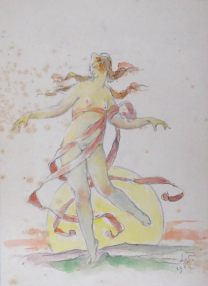 LADISLAV ŠALOUN ( 1870 - 1946 ) - SLUNEČNÍ VÍLA
