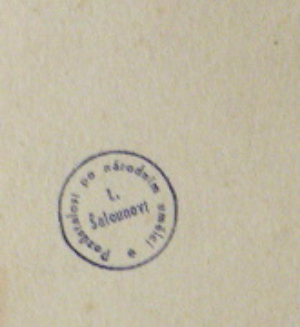 LADISLAV ŠALOUN ( 1870 - 1946 ) - SLUNEČNÍ VÍLA