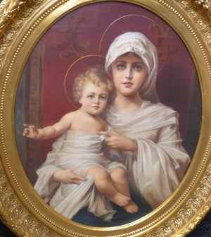Gabriel von Max (1808 - 1846) - MADONA S DÍTĚTEM