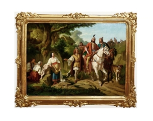 Karel Javůrek (1815 - 1909), Oldřich a Božena