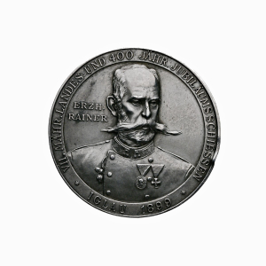 Stříbrná střelecká medaile Jihlava 1899