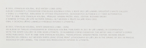 Kolíbal Stanislav | Bílé kresby 1968 - 1976 (album dvanácti litografií)
