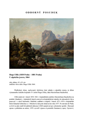 Ullík Hugo | Hintersee s horou Mühlsturzhorn
