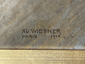 Wiesner Adolf | U okna (Paříž)