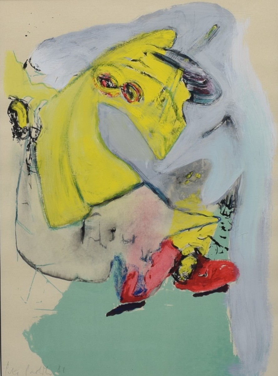 PAVLÍK Petr (*1945): Žlutá figura