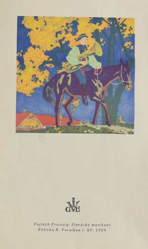 PREISSIG Vojtěch (1873-1944): Slovácký muzikant