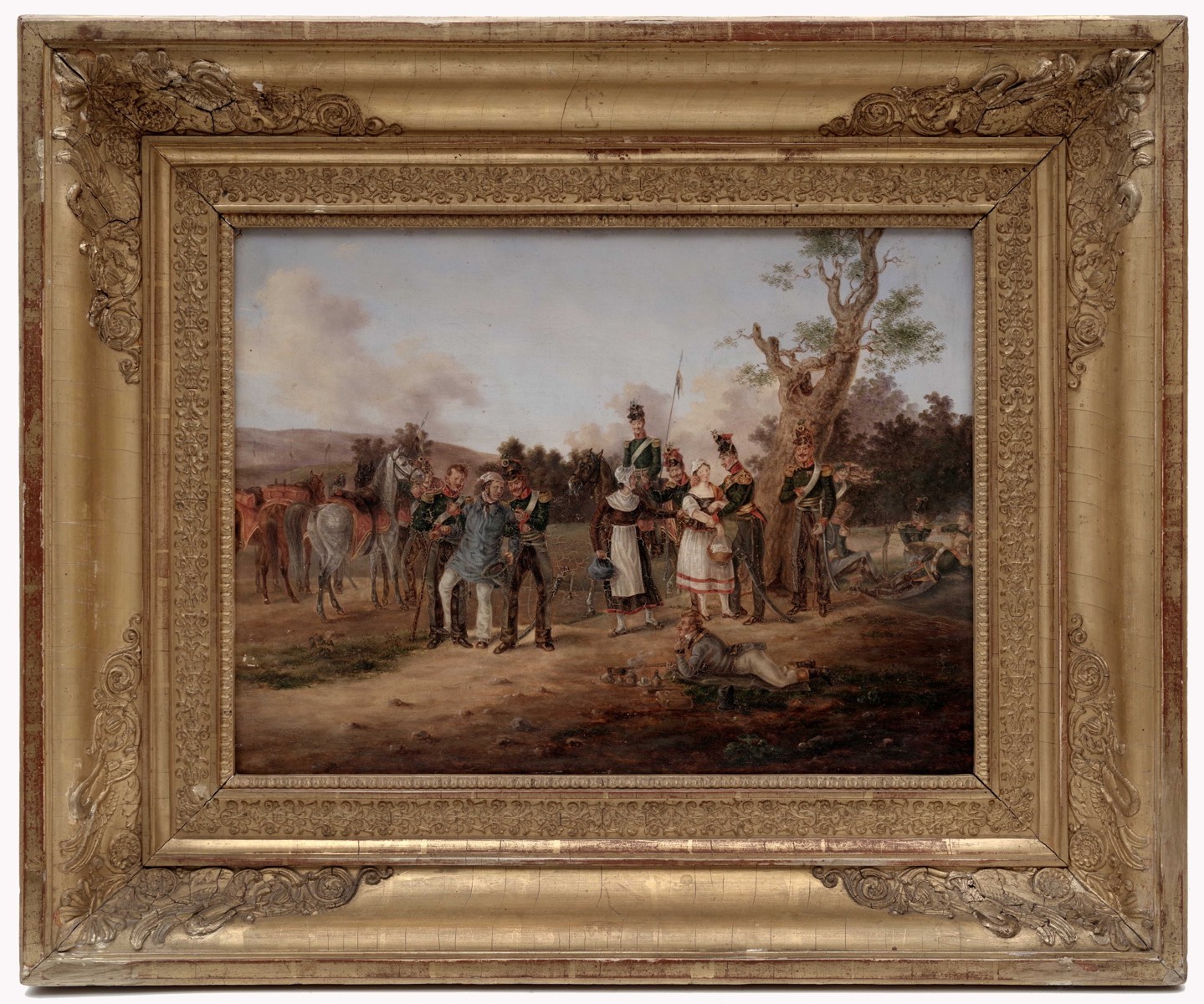 Párové obrazy, Huláni a Husaři, Johann Georg von Dillis