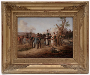 Párové obrazy, Huláni a Husaři, Johann Georg von Dillis