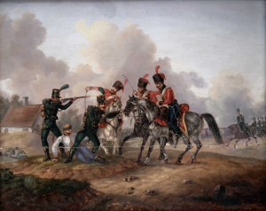 Párové obrazy, Huláni a Husaři, Johann Georg von Dillis