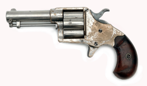 Revolver Colt Cloverleaf (čtyřlístek), niklovaný