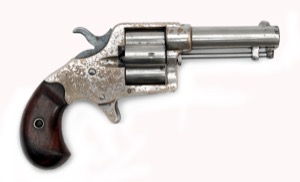 Revolver Colt Cloverleaf (čtyřlístek), niklovaný