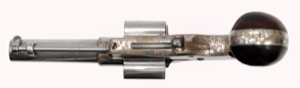 Revolver Colt Cloverleaf (čtyřlístek), niklovaný