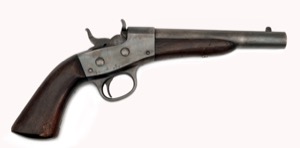 Pistole Remington rolling block vzor 1867 pro námořnictvo