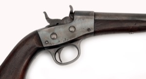 Pistole Remington rolling block vzor 1867 pro námořnictvo