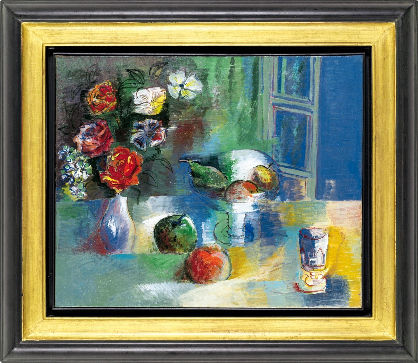 Jean Dufy - Nature morte á la coupe de fruits / Zátiší s mísou ovoce