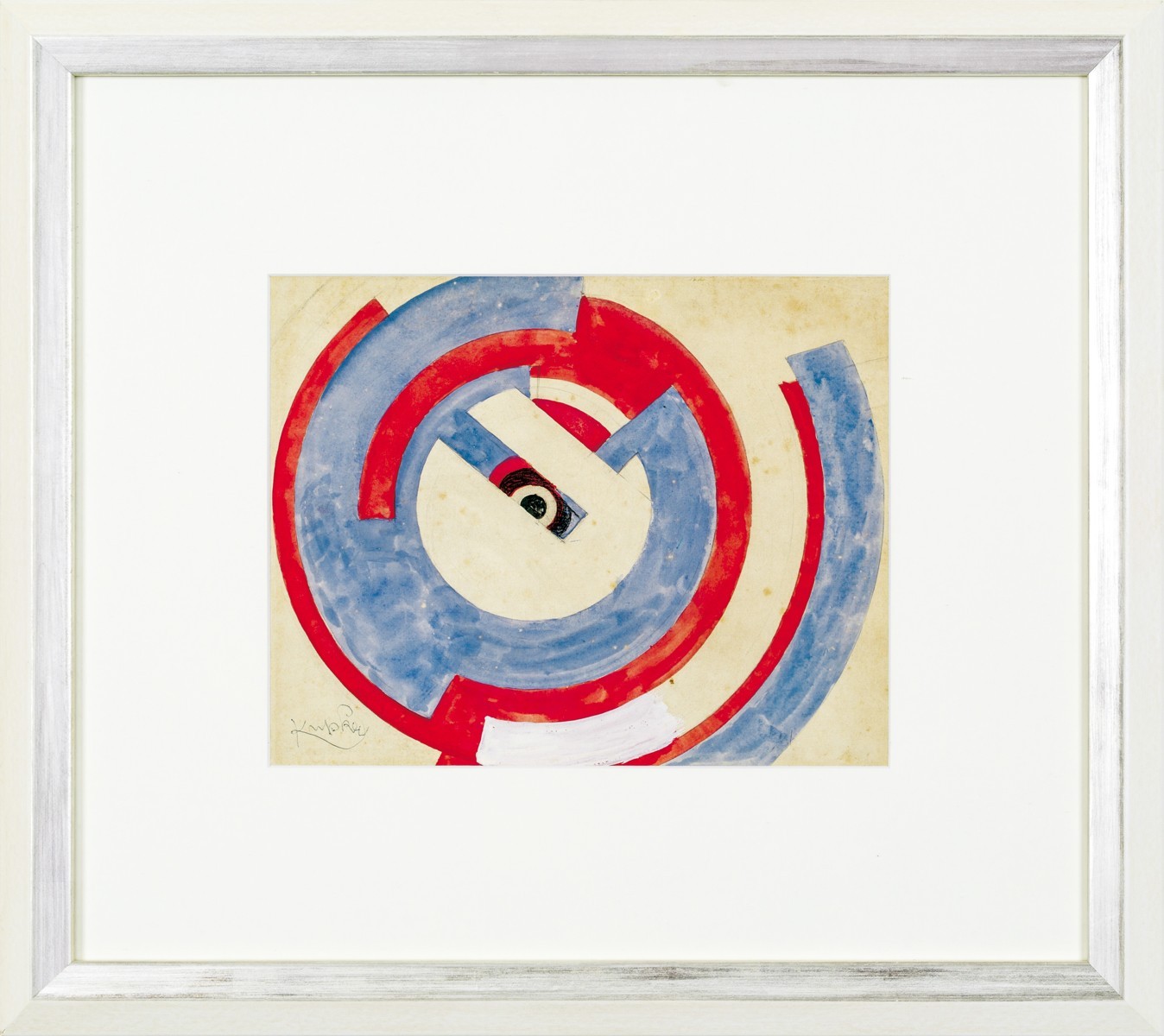 František Kupka - Machinisme / Cercle blues et rouge / Kruhovité