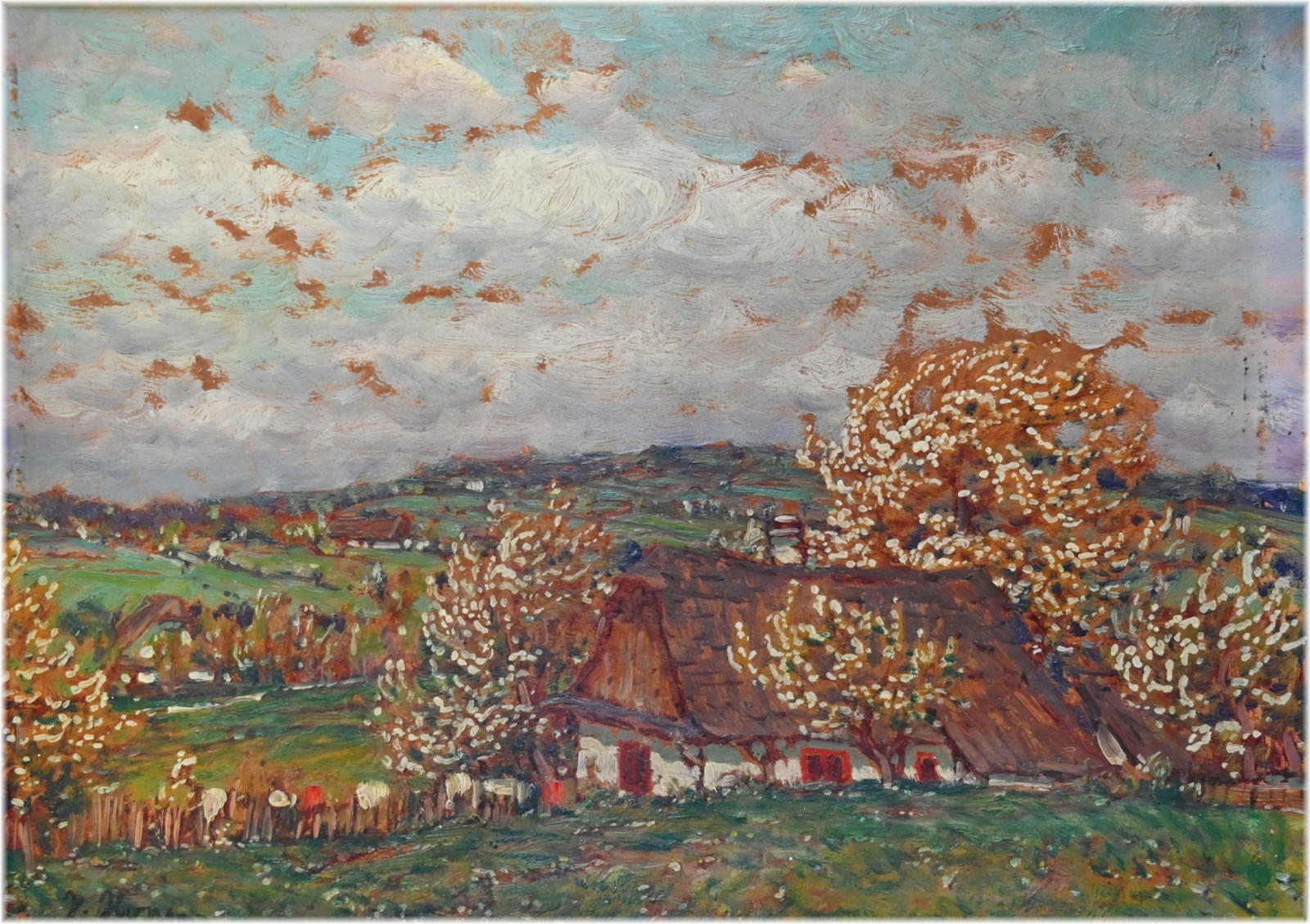 Honsa Jan (1876 – 1937), Kvetoucí stromy