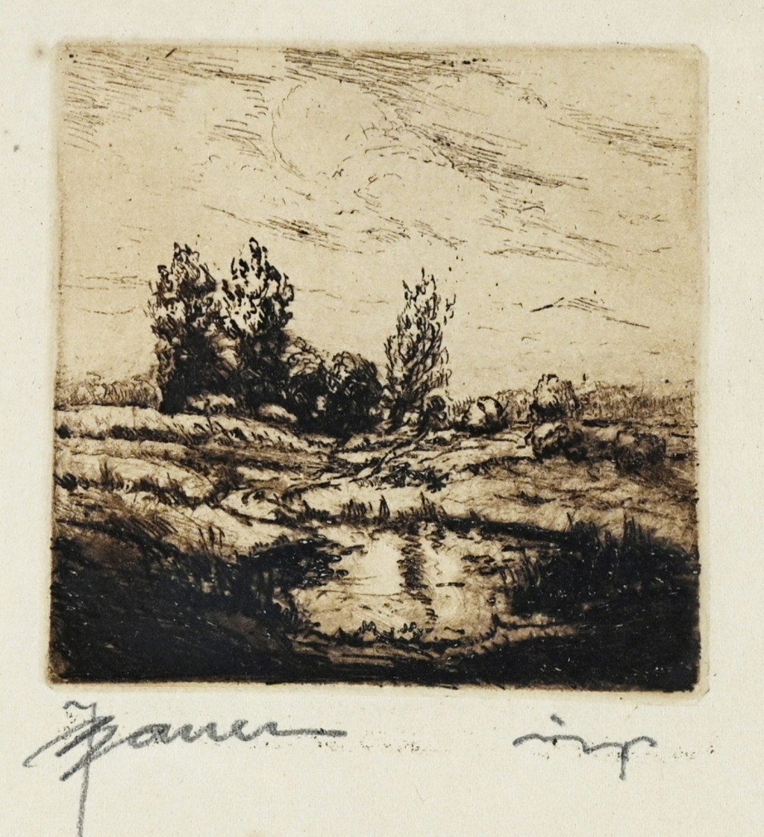Bauer Jiří Josef (1886 - 1944), Krajinka