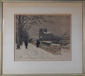 Šimon Tavík František (1877 - 1942), Notre Dame v zimě, Paříž