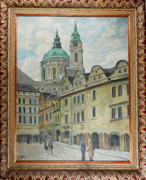 Moravec Alois (1899 - 1987), Chrám sv. Mikuláše v Praze