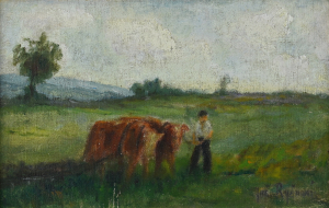Ryšavá Jožka (1911 – 1971), Večerní pastva