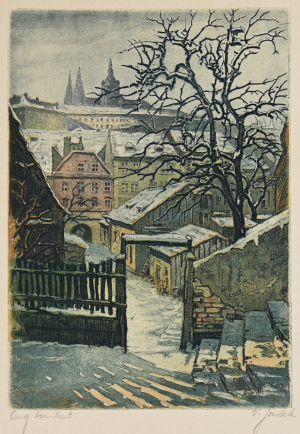 Souček Václav (1887 – 1941), Zimní Praha