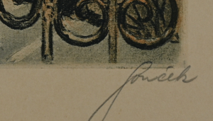 Souček Václav (1887 – 1941), Pražský motiv
