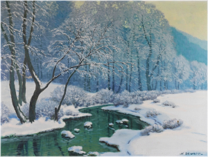 Schadt Karel (1888 – 1955), Zima u řeky