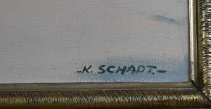 Schadt Karel (1888 – 1955), Zima u řeky