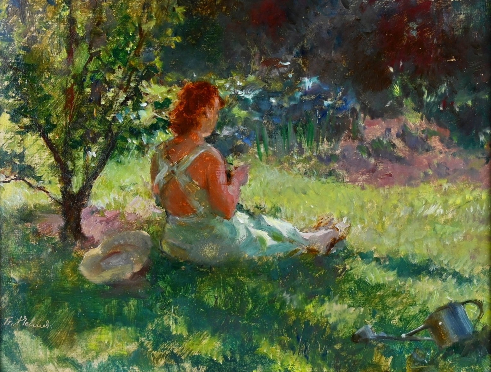 Jelínek František Antonín (1890 – 1977), Dívka na letní louce