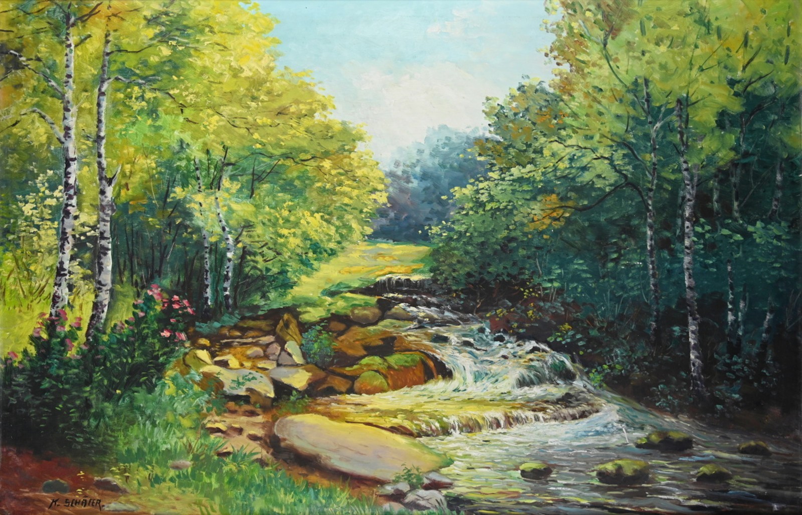Schäfer Karel (1888 – 1956), Lesní bystřina