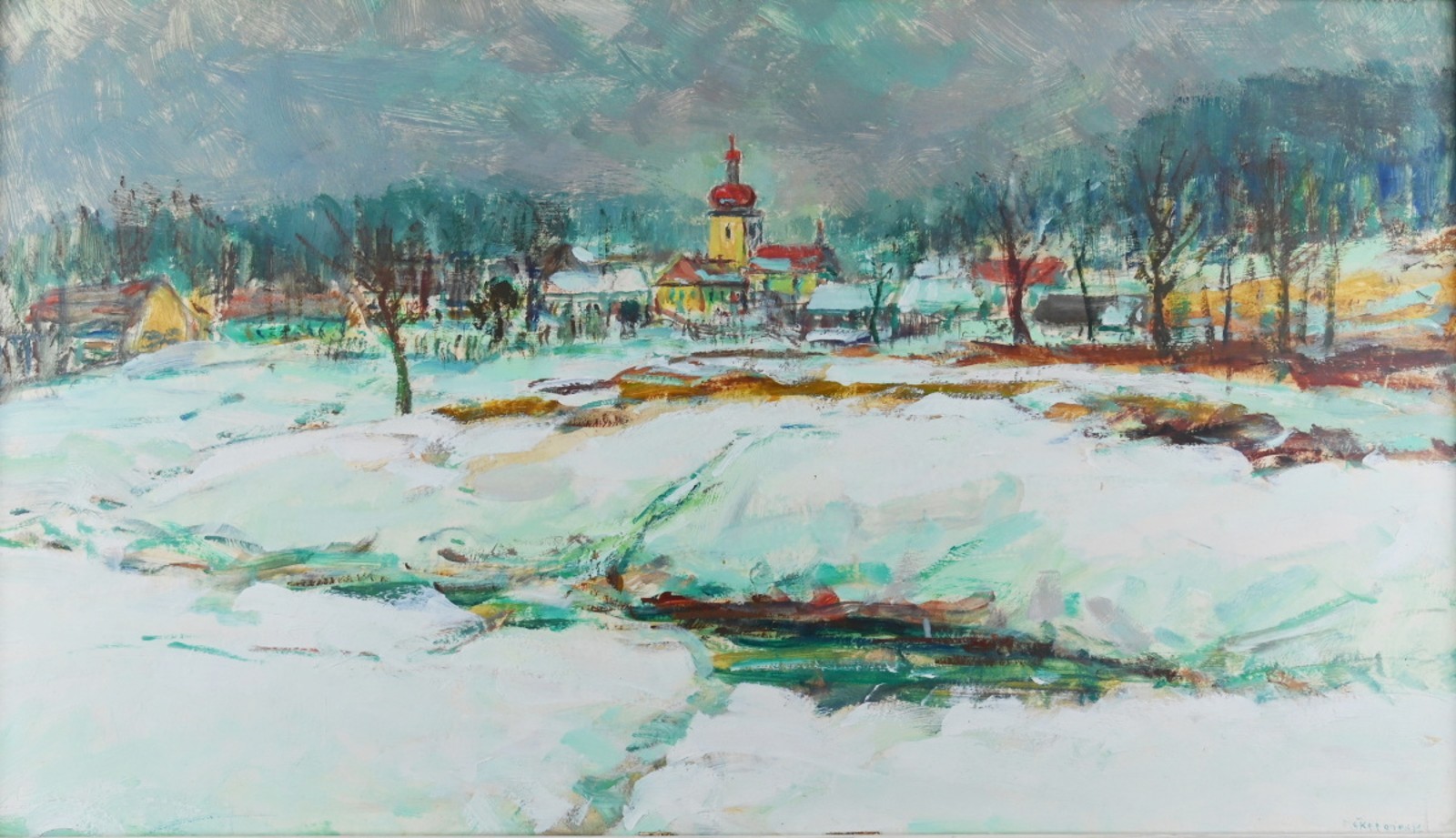 Škrabánek František (1901 – 1974), Zima v Libici nad Doubravou