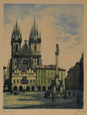 Souček Václav (1887 – 1941), Staroměstské náměstí